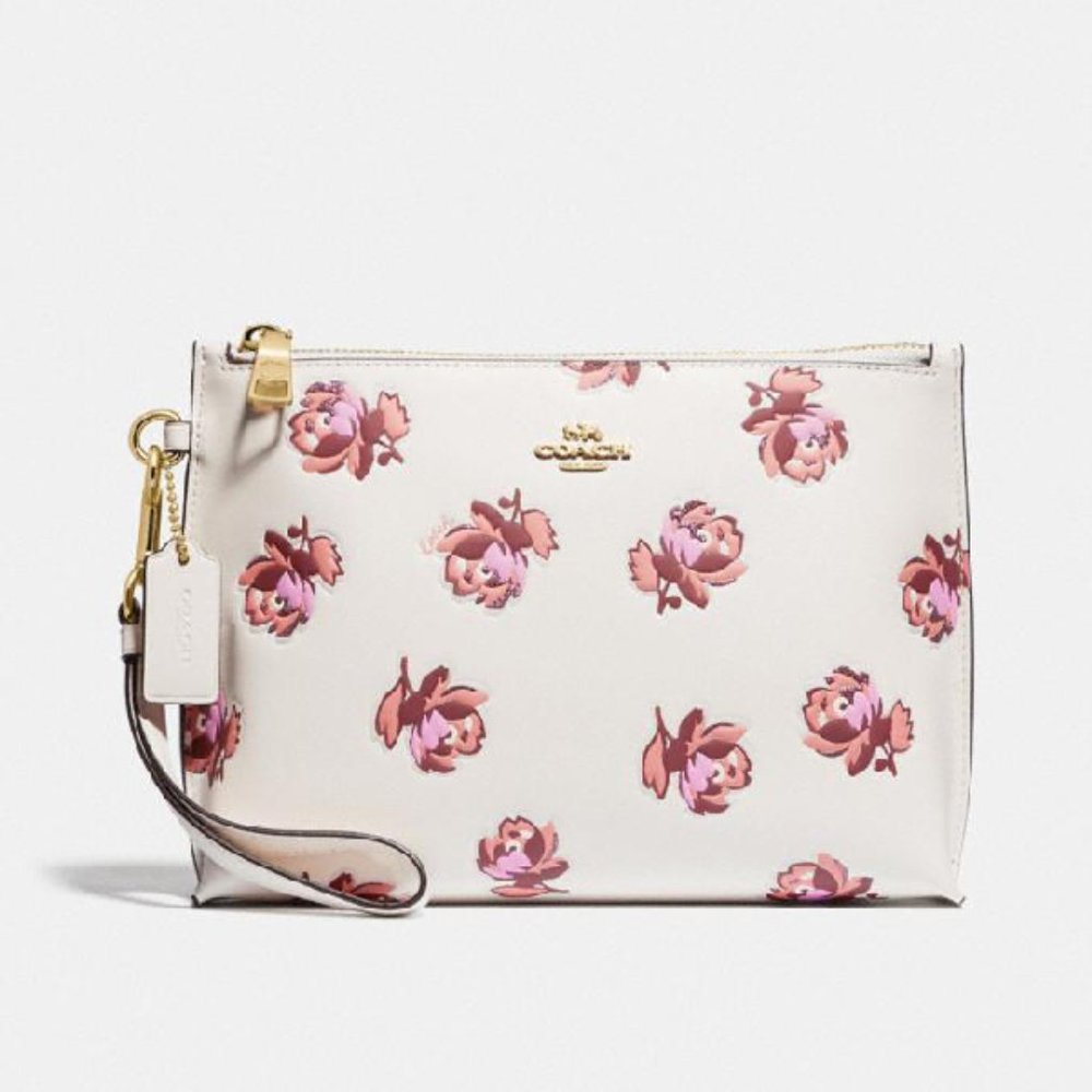 Coach Charlie Pouch With Floral Print
